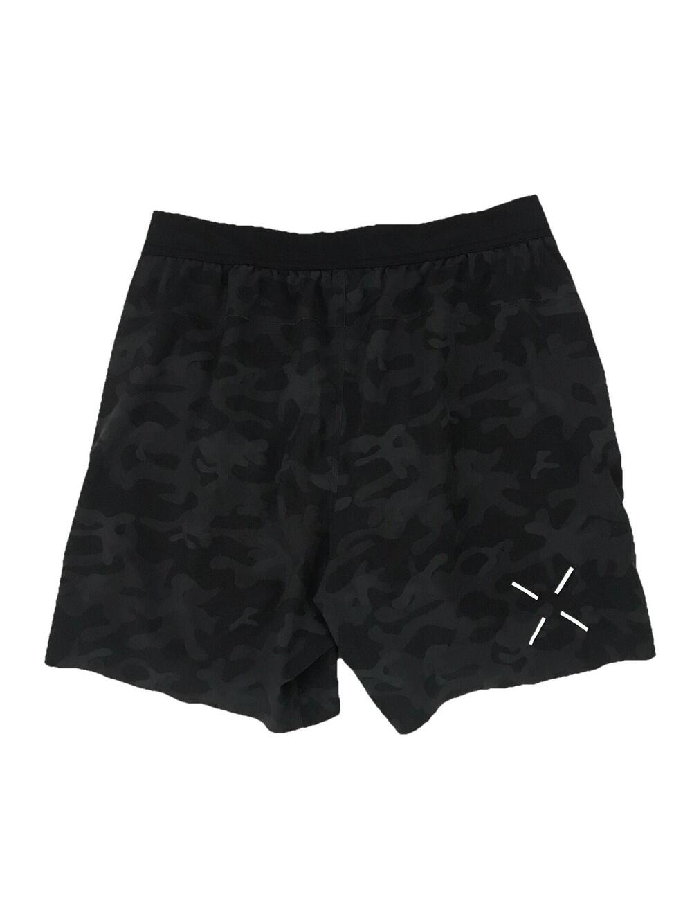 Ten Thousand Interval 7in w Liner Black Camo Athletic Shorts